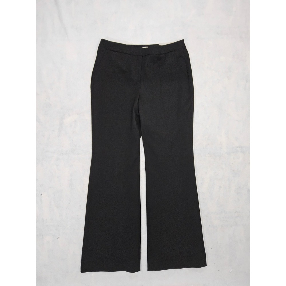 Chicos So Slimming US 10 1.5 NEW Black Wide Leg Bootcut Trousers Dress Slacks